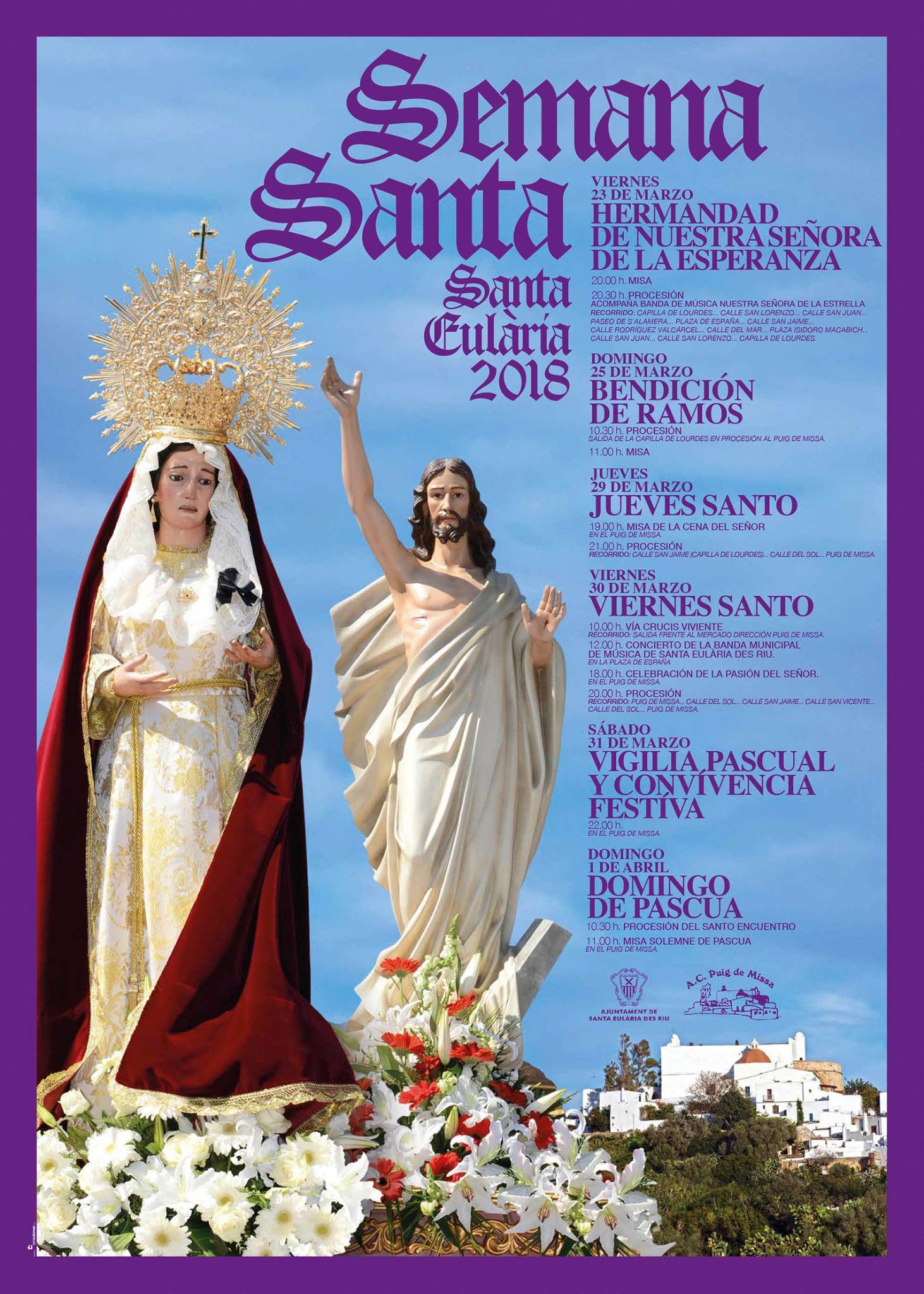 Semana Santa en Santa Eulalia del Río 2018 Santa Eulalia del Río